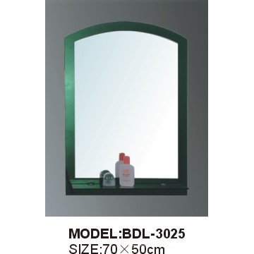 Espejo de baño de vidrio de plata de 5 mm de espesor (BDL-3025)